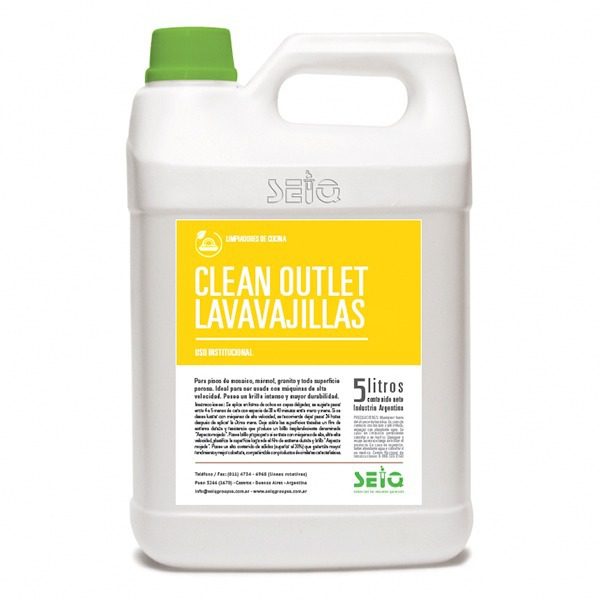 Detergente Clean Seiq X 5Lts Limon