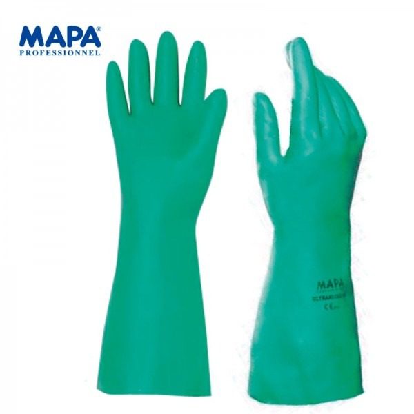 Guantes Nitrilo Verdes Mapa