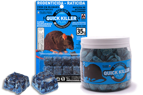 Raticida Quick Killer Plus X 50 Grs