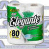 Papel Higienico Elegante 80mts doble hoja 48 rollos