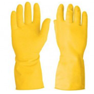 Guantes Descartables Nitrilo Amarillo