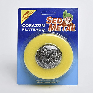 Esponja Corazon de Acero Sed Metal