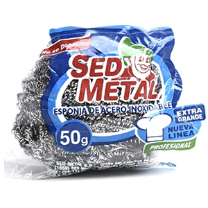 Esponja Plateada Sed Metal X 50G