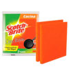 Fibra Esponja Naranja Cero Rayas x2U 3M