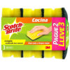 fibra esponja 3 unidades scotch brite