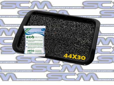 BANDEJA SANITIZANTE PARA ENTRADA FELPUDO 44X30 SCM